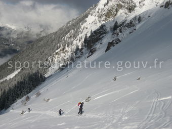 Ski de randonnée 001 - Tous droits réservés - Emmanuel Félix-Faure - Photothèque sportsdenature.gouv.fr