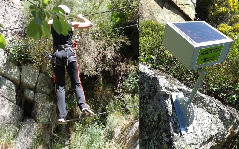 via-ferrata-ouverte-aux-deficients-visuels-en-Lozere