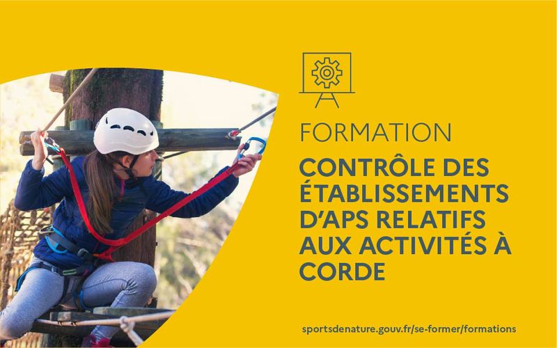 Contrôle des établissements d’activités physiques et sportives relatifs aux activités à corde