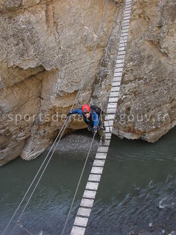 Via ferrata 006 - Tous droits réservés - Mathieu Morverand - Photothèque sportsdenature.gouv.fr