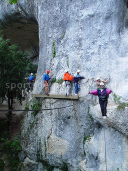 Via ferrata 015 - Tous droits réservés - Mathieu Morverand - Photothèque sportsdenature.gouv.fr