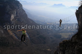 Via ferrata 021 - Tous droits réservés - Maël Besson - Photothèque sportsdenature.gouv.fr