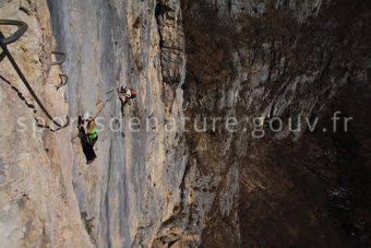 Via ferrata 022 - Tous droits réservés - Maël Besson - Photothèque sportsdenature.gouv.fr