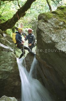 Canyoning 005 - Tous droits réservés - Mathieu Morverand - Photothèque sportsdenature.gouv.fr