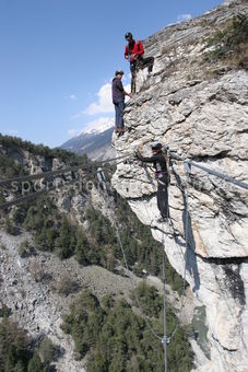 Via ferrata 008 - Tous droits réservés - Mathieu Morverand - Photothèque sportsdenature.gouv.fr