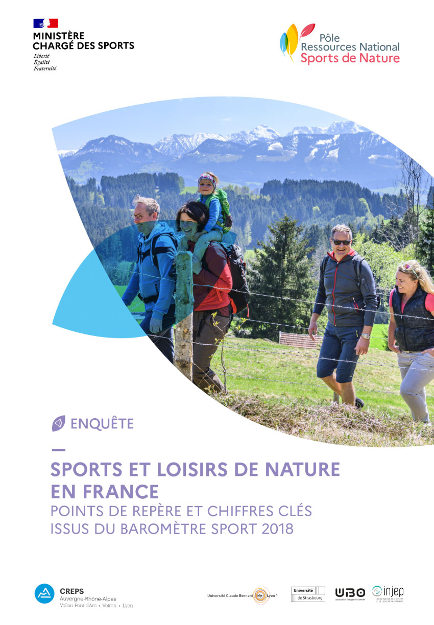 Sports et loisirs de nature en France : points de repère et chiffres clés issus du Baromètre Sport 2018